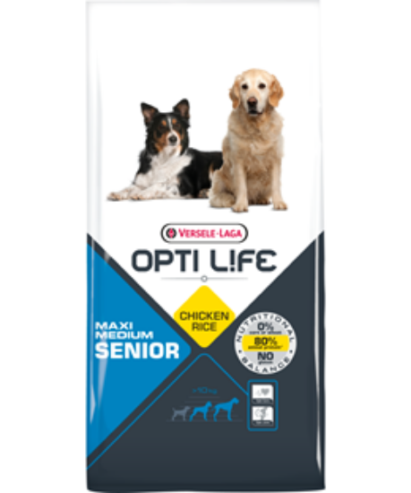 Picture of Croquettes chien OptiLife Senior Medium & Maxi  12.5Kg