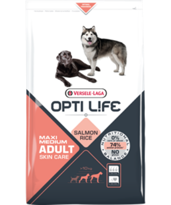 Image de OptiLife Adult Skin Care Med. & Maxi Saumon 12.5 Kg