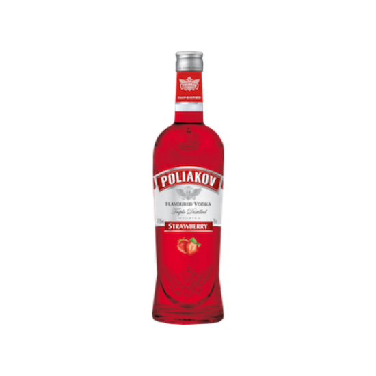 Image de Vodka Poliakov Aromatisé Fraise 70 cl