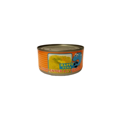 Thon entier huile HAPPY TUNA 185G