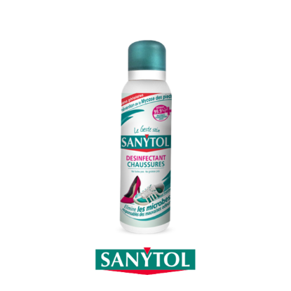 Sanytol désinfectant chaussures senteur fraîche - aérosol 150ml