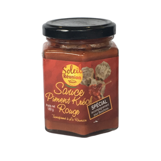 Sauce piment kréol spécial bouchons Soleil Réunion