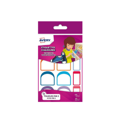 AVERY 12 paires d'étiquettes chaussures