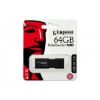 Clé USB 64 Go - Kingston DataTraveler 100G3 - USB Type-A - SB Type-A, 3.2 Gen 1 (3.1 Gen 1), 40 Mo/s, Slide, Noir