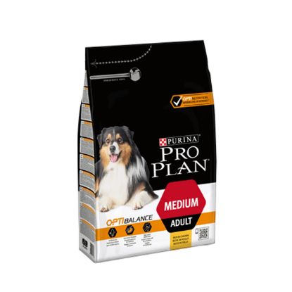 Purina Pro Plan Dog Medium Adult 3 kg ou 14 Kg - Optibalance Poulet