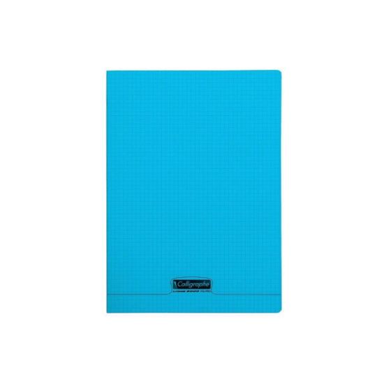 Picture of Cahier piqure - Couv Polypro 3/10ème - 21 x 29,7 - 90 g - Q.5x5 - 96 pages - Bleu