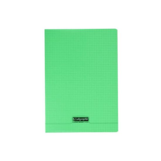 Picture of Cahier piqure - Couv Polypro 3/10ème - 21 x 29,7 - 90 g - Q.5x5 - 96 pages - Vert