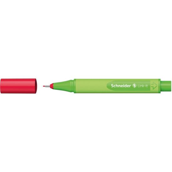 Image de Mini feutre SCHNEIDER -LINK IT pointe 0,4 mm - corps triangulaire-Rouge