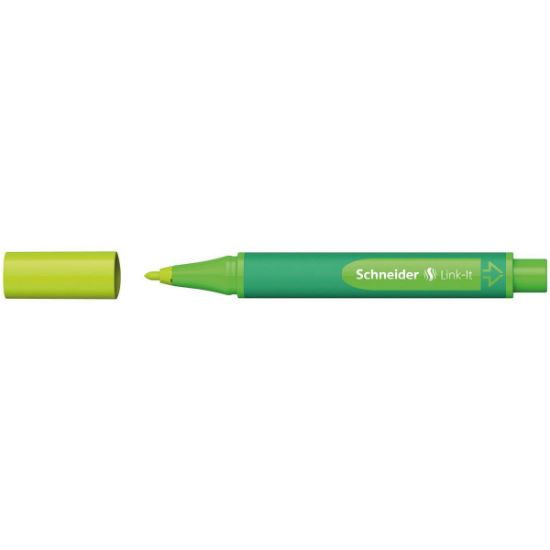 Picture of Mini feutre SCHNEIDER -LINK IT pointe 0,4 mm - corps triangulaire-Vert Pomme