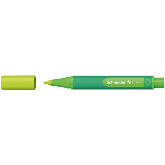 Image de Mini feutre SCHNEIDER -LINK IT pointe 0,4 mm - corps triangulaire-Vert Pomme