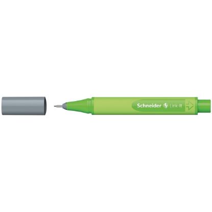 Image de Mini feutre SCHNEIDER -LINK IT pointe 0,4 mm - corps triangulaire-Gris