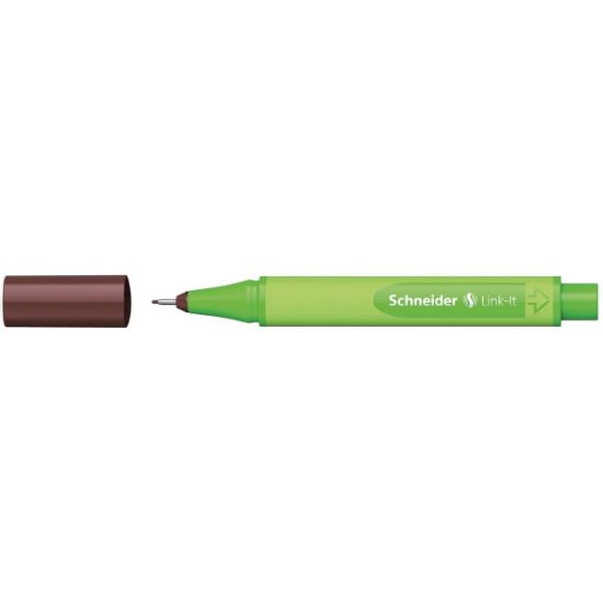 Image de Mini feutre SCHNEIDER -LINK IT pointe 0,4 mm - corps triangulaire-Marron