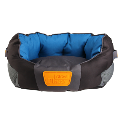 GIGWI Place Coussin pour chien BLEU-NOIR