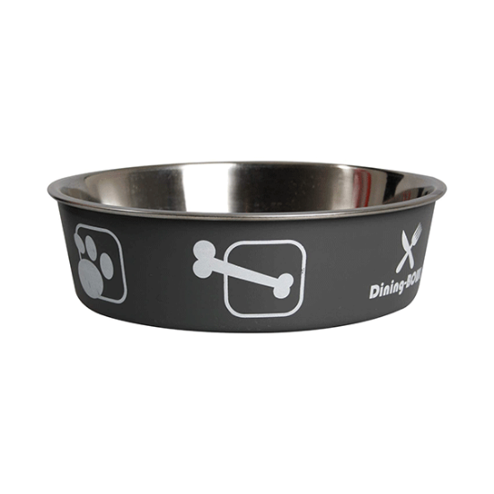 Gamelle Chien Inox - Bella Kena gris