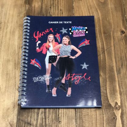 Cahier de Texte 15 x 21 cm ROCK Magie Bianca