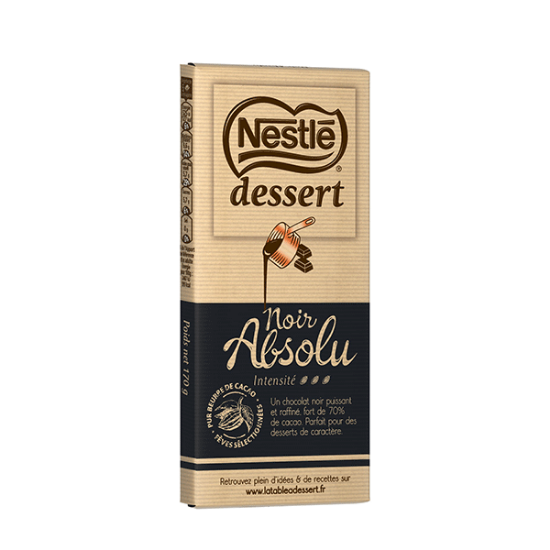 Nestlé Dessert 170g Noir Absolu à pâtisser
