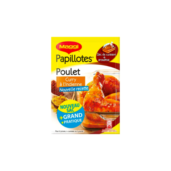 Image de Maggi Papillotes Poulet Curry 30g