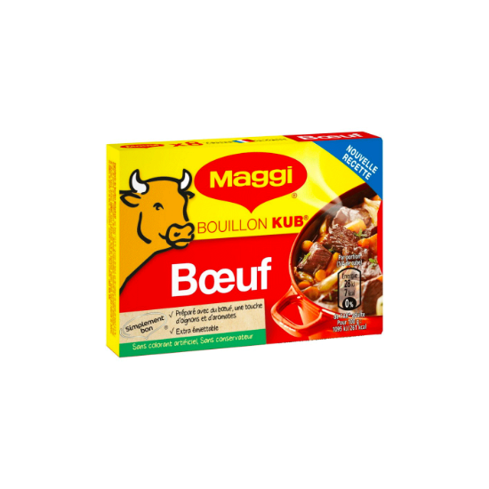 Image de Maggi Bouillon Kub Goût Bœuf 80g 8 tabs