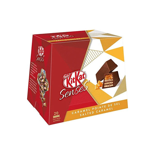 Kit Kat Senses 200g Boite Caramel Pointe de Sel ChezVous.re