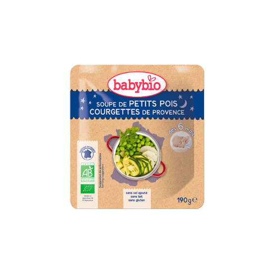 Picture of Babybio Poche B. Nuit Soupe P.Pois Courgette