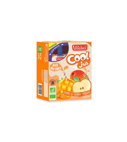 Picture of Vitabio Cool Jus Pomme Mangue Acerola 4x105ml