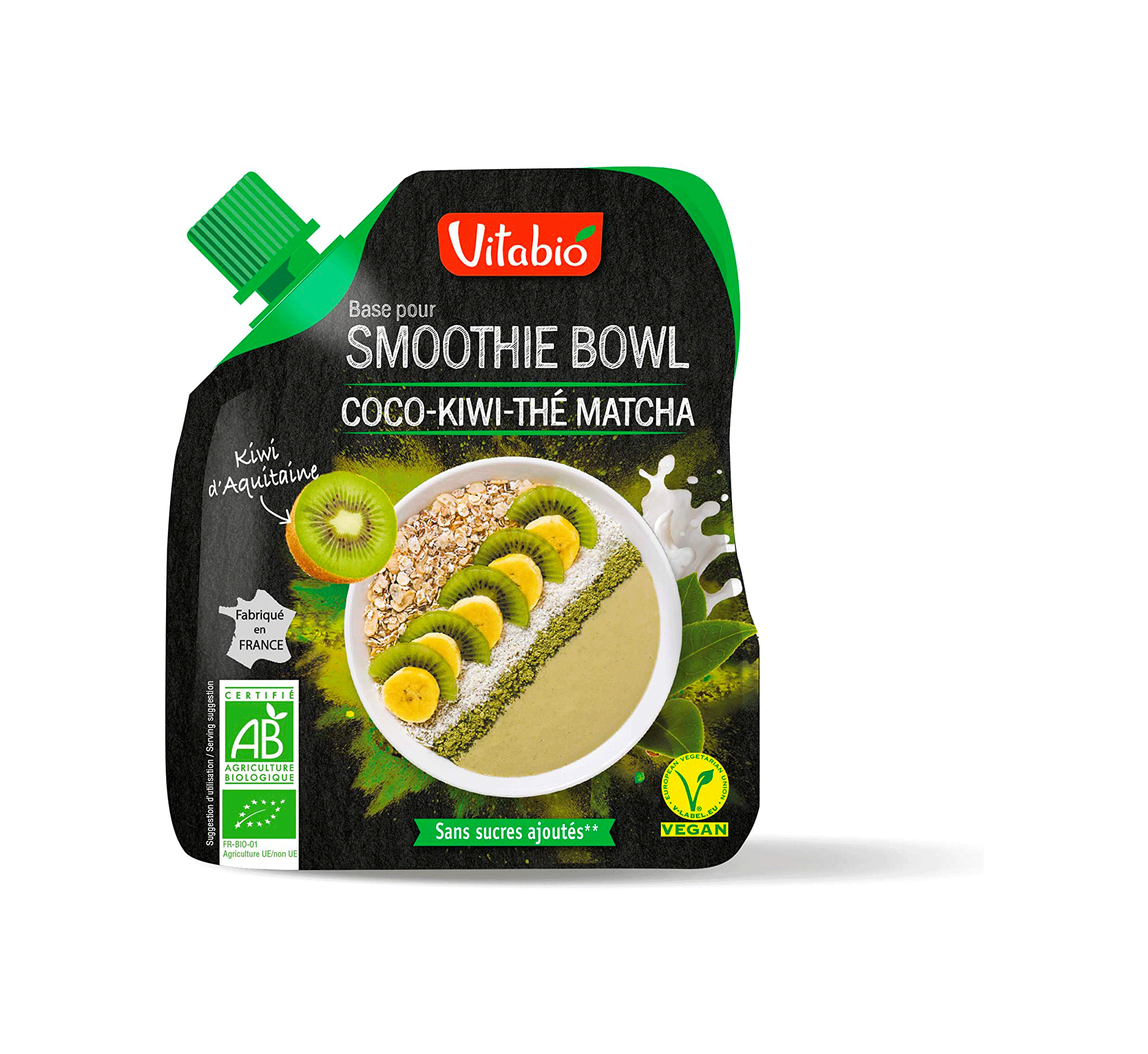 Vitabio Base Smoothie Bowl Coco Kiwi Chezvous Re Shopping Et Courses En Ligne Livres A Domicile Ou Au Bureau 7j 7 A La Reunion