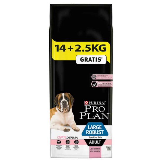 Purina Pro Plan Dog (Large Adult Robust) Saumon 14kg + 2,5 Kg offerts