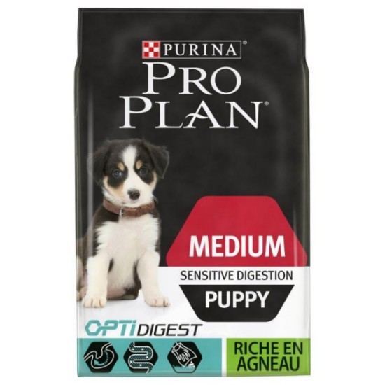 Purina Pro Plan Dog Medium Puppy Sensitive Digestion Agneau 12kg
