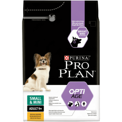 Purina Pro Plan Dog Small & Mini Adult 9+ AVEC OPTIAGE™ RICHE EN POULET 3 Kg