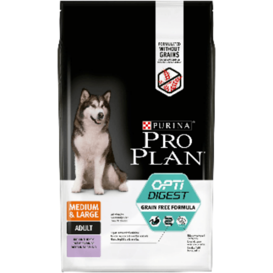 Image de Purina Pro Plan Dog (Medium et Large Adult) Sensitive Digestion 12 Kg 