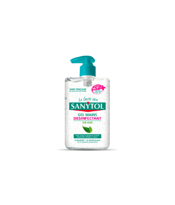 Image de Sanytol Gel désinfectant mains maxi - thé vert 250ml