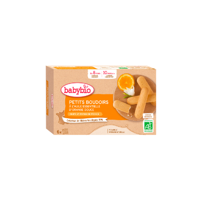 Image de Babybio Petits Boudoirs à l'huile essentielle d'orange douce - dès 8 mois