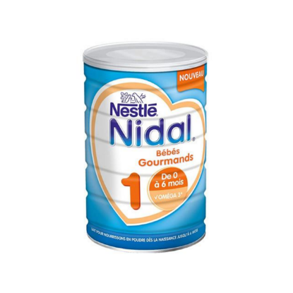 Nestlé Nidal 2 - Lait en poudre 2ème Age pour bébé de 6 à 12 mois - 800g :  : Epicerie