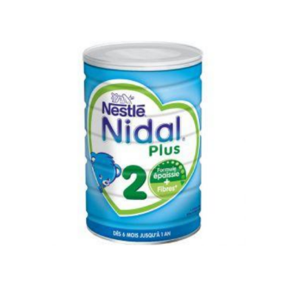 Nidal 2 Plus lait bébé poudre 2eme Age 800g