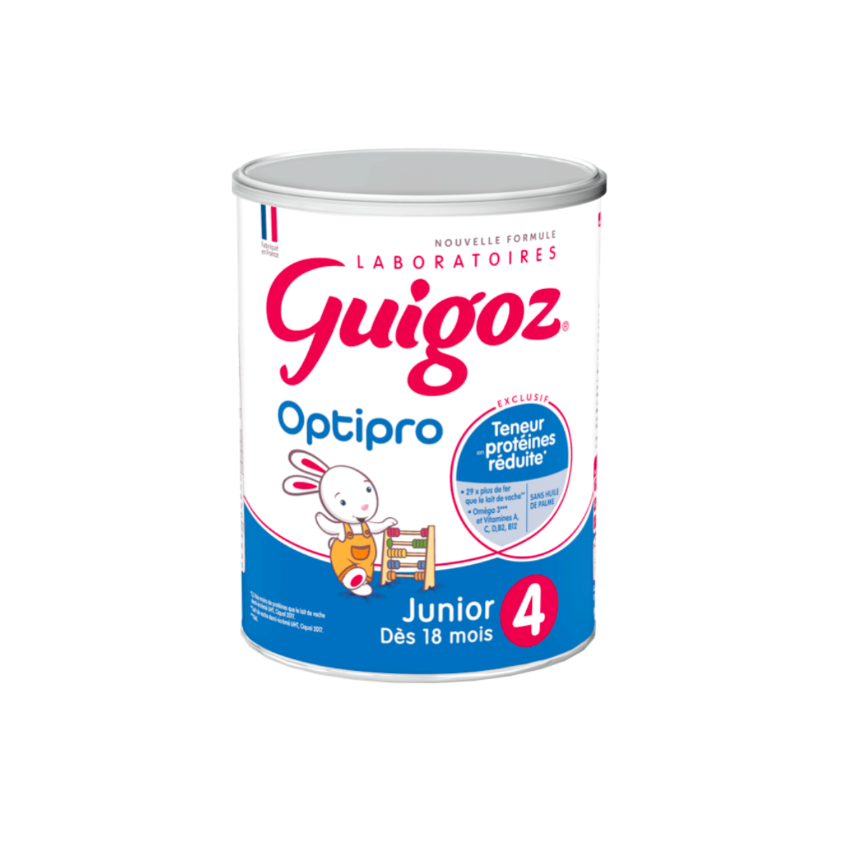 Guigoz Optipro 4 lait bébé poudre croissance 900g   - Shopping  et Courses en ligne, livrés à domicile ou au bureau, 7j/7 à la Réunion