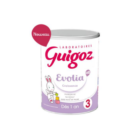 Guigoz 3 Evolia A2 lait bébé poudre croissance 800g