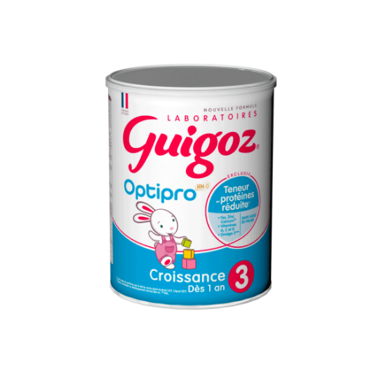 Guigoz Optipro 3 lait bébé poudre Croissance 900g