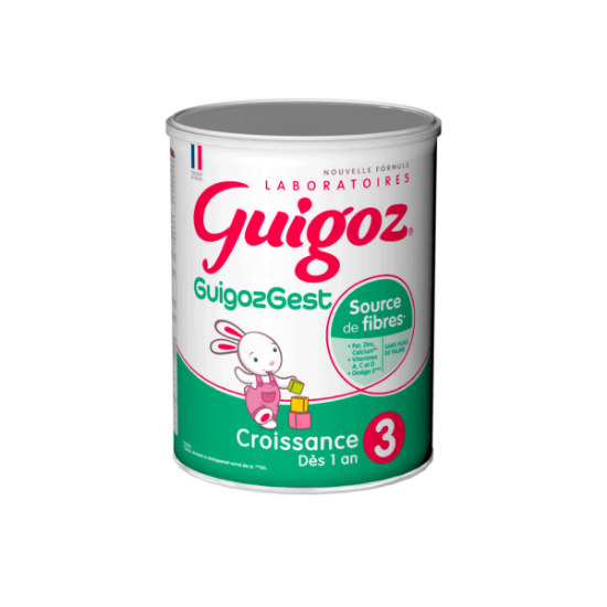 Guigoz Gest 3 lait bébé poudre croissance 800g 