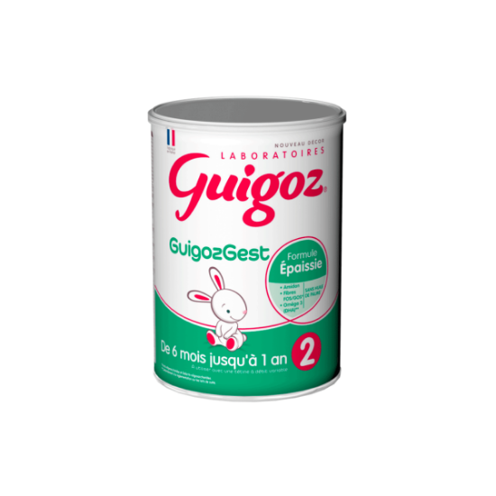 Guigoz Gest 2 lait bébé poudre 2eme Age 820g