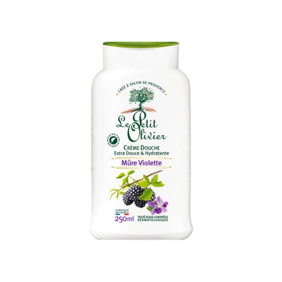 Image de Le Petit Olivier Crème de douche MURE VIOLETTE 250ML