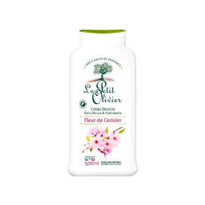 Image de Le Petit Olivier Crème de douche FLEUR DE CERISIER 500ML