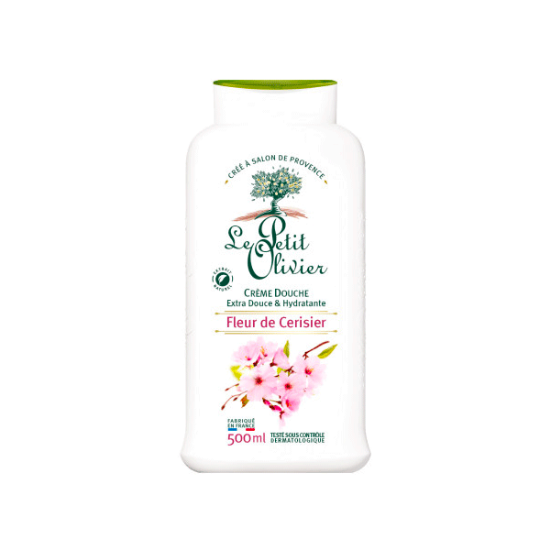 Image de Le Petit Olivier Crème de douche FLEUR DE CERISIER 500ML