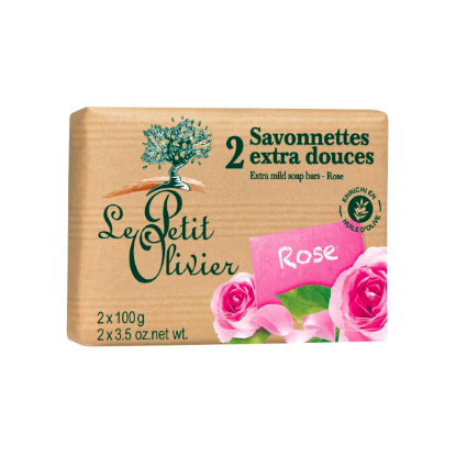 Picture of Le Petit Olivier Savonette Extra Douce ROSE 2X100G