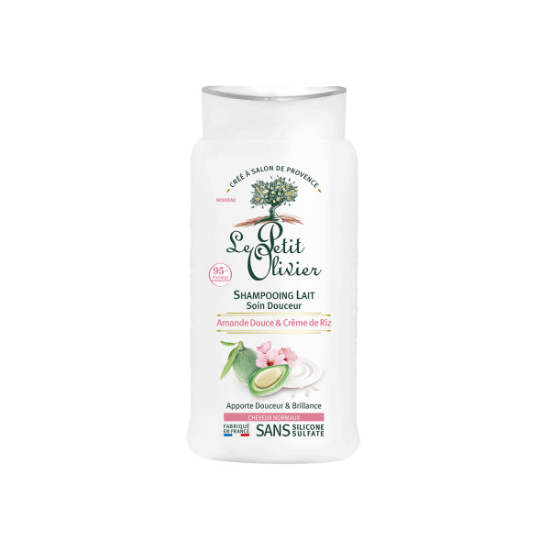 Image de Le petit Olivier Shampooing - Amande Douce et Crème de Riz - Cheveux Normaux 250ML