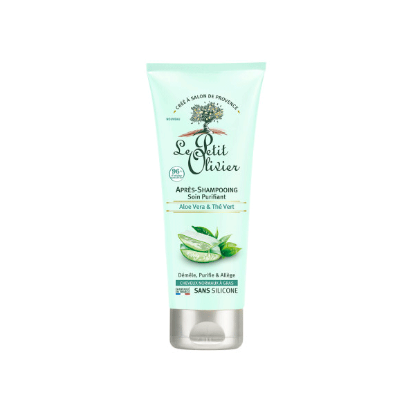 Picture of Le Petit Olivier Après-Shampoing - Aloe Vera & Thé Vert - Cheveux Normaux à Gras 200ML