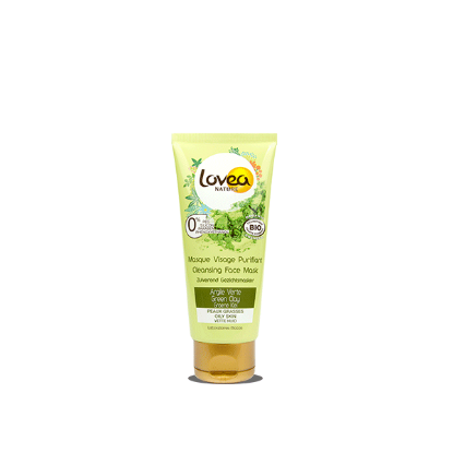 Image de LOVEA Masque Visage Purifiant certifié Bio* à l'Argile Verte 75 ml