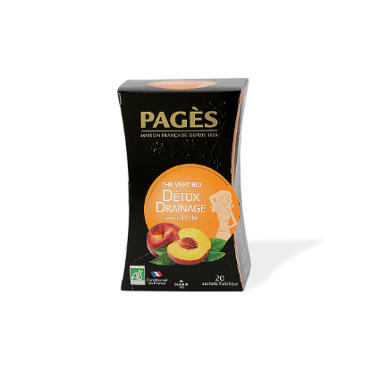 Picture of PAGÈS Thé Vert Bio Détox Drainage 20 x 36g