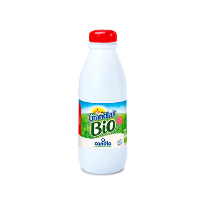 Candia Grand Lait Bio Entier Bouteille 1L