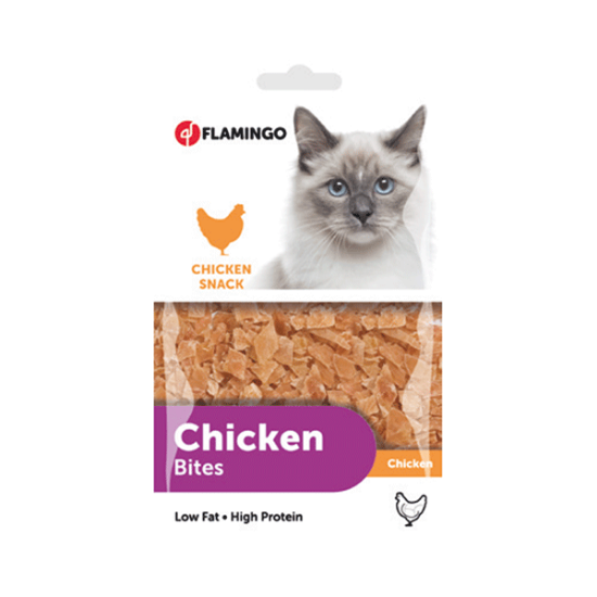 FLAMINGO Chick'n snack pour chat 85g