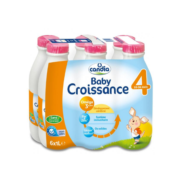 Candia Croissance 4eme Age Bp 1l X 6 Chezvous Re Shopping Et Courses En Ligne Livres A Domicile Ou Au Bureau 7j 7 A La Reunion